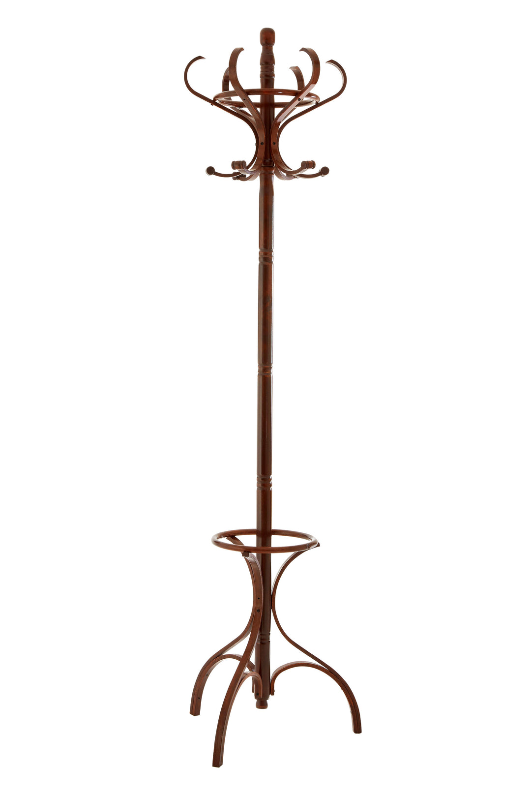 Kennedy Walnut Solid Birch Coat Stand