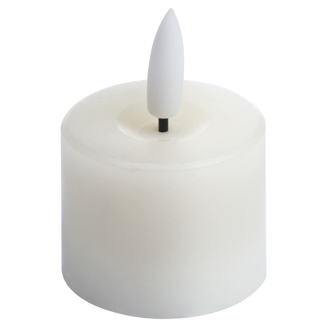 Effortless Ambiance: Luxe Set of 6 Natural Glow LED Tealights