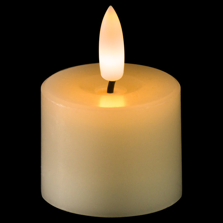 Effortless Ambiance: Luxe Set of 6 Natural Glow LED Tealights