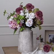 Bloomville Modern Stone Vase for Indoor Plants