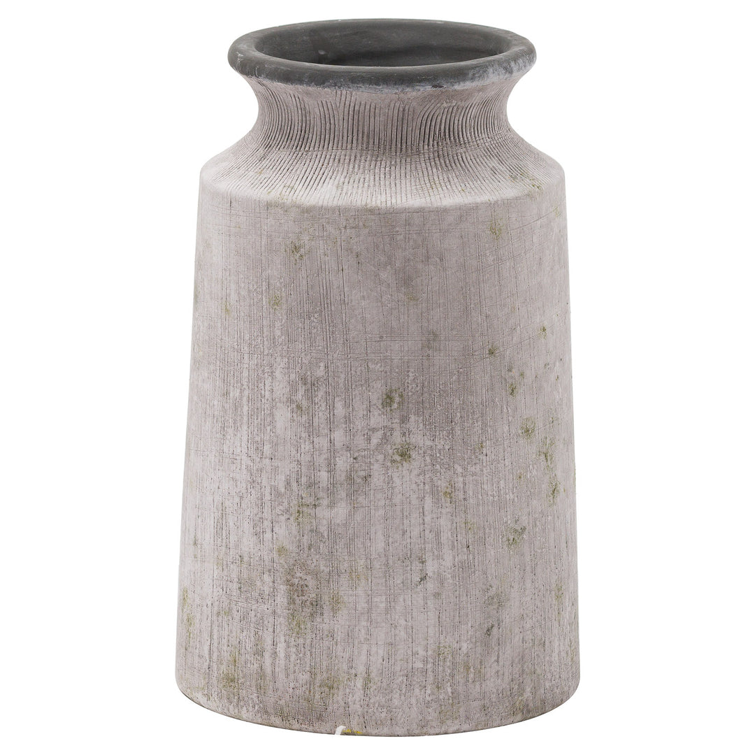 Bloomville Modern Stone Vase for Indoor Plants