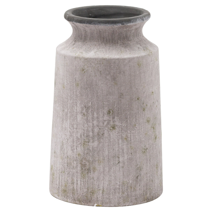 Bloomville Modern Stone Vase for Indoor Plants