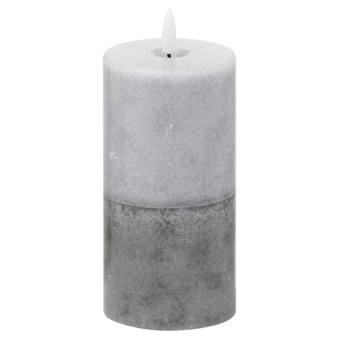 Earthen Glow Without Flame: Natural Glow Stone LED Wax Candle