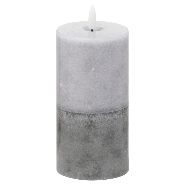 Earthen Glow Without Flame: Natural Glow Stone LED Wax Candle