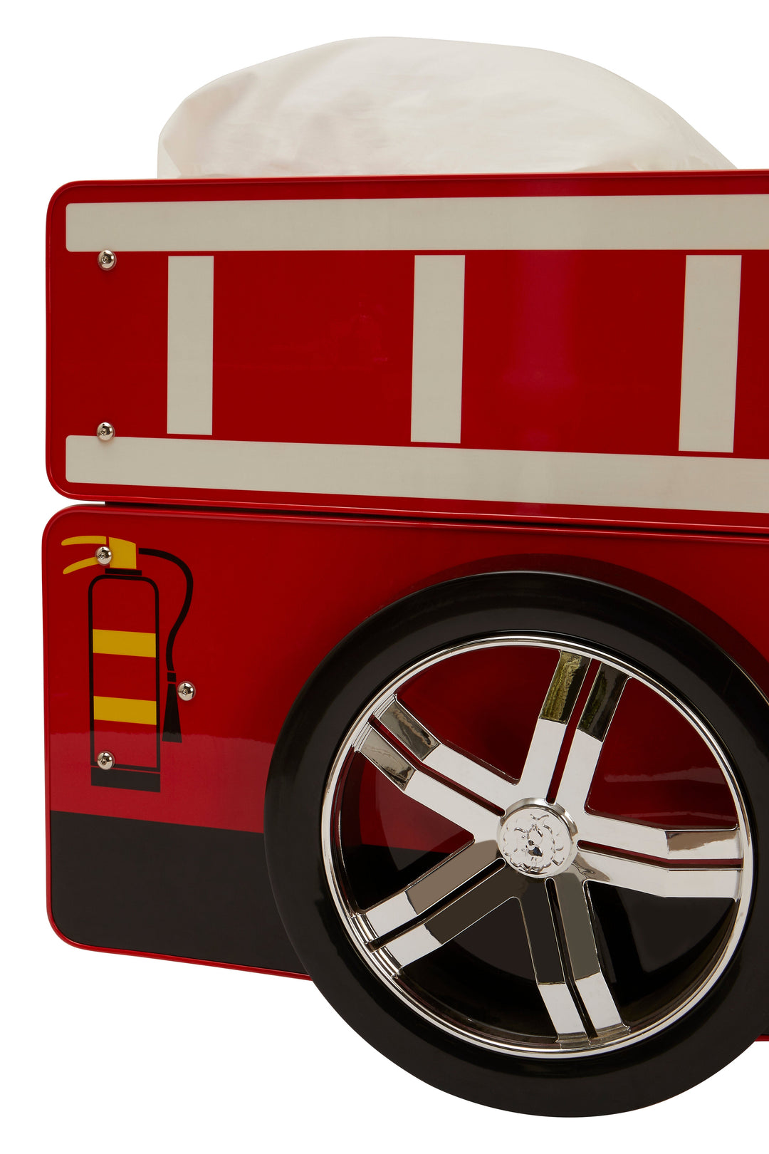 Kids Bed in Red Fire Engine Design