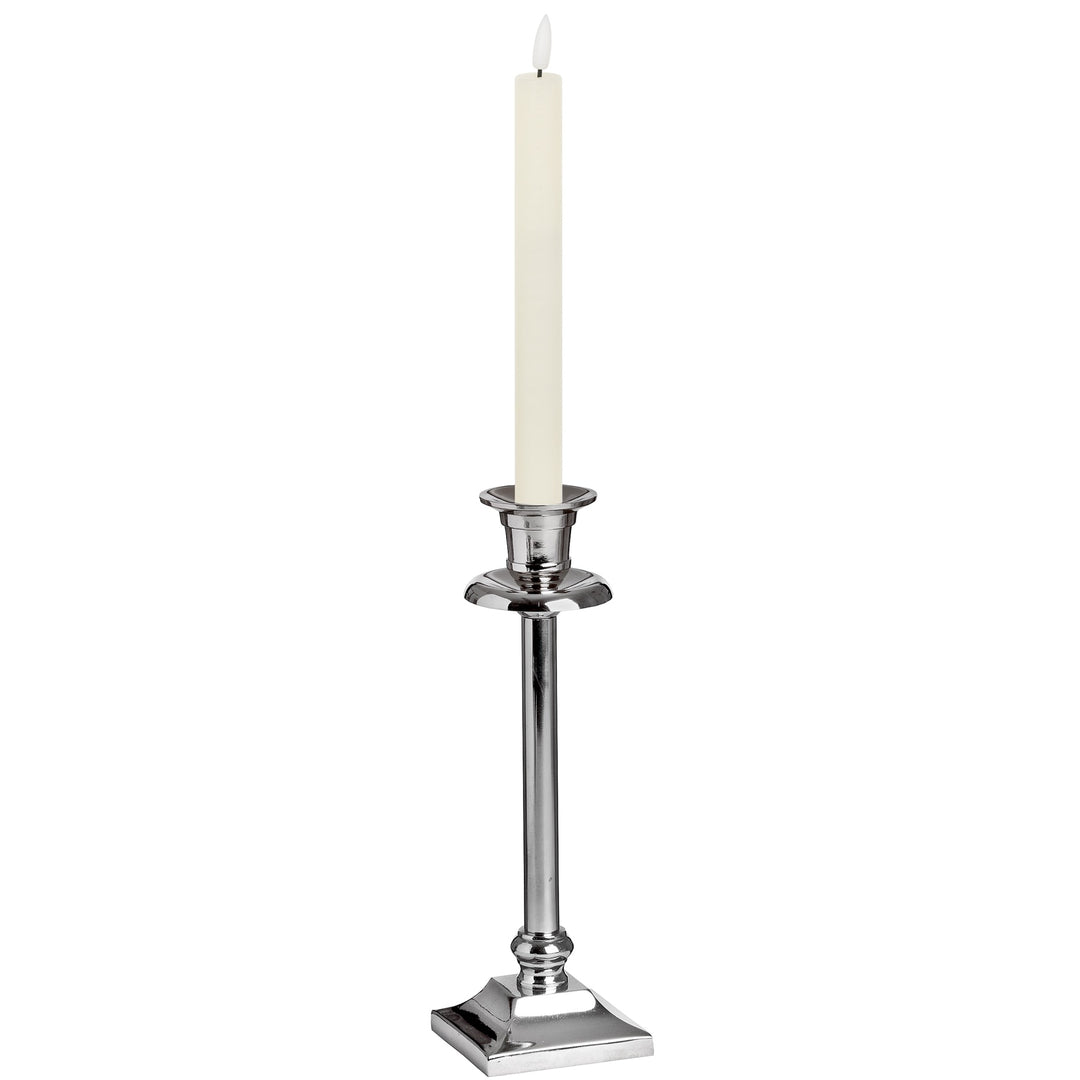 Elegant & Flameless: Natural Glow Ivory LED Dinner Candles (Set of 2)