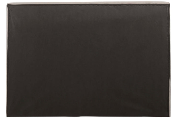 Stratford Velvet Ottoman Bed – Grey (King)