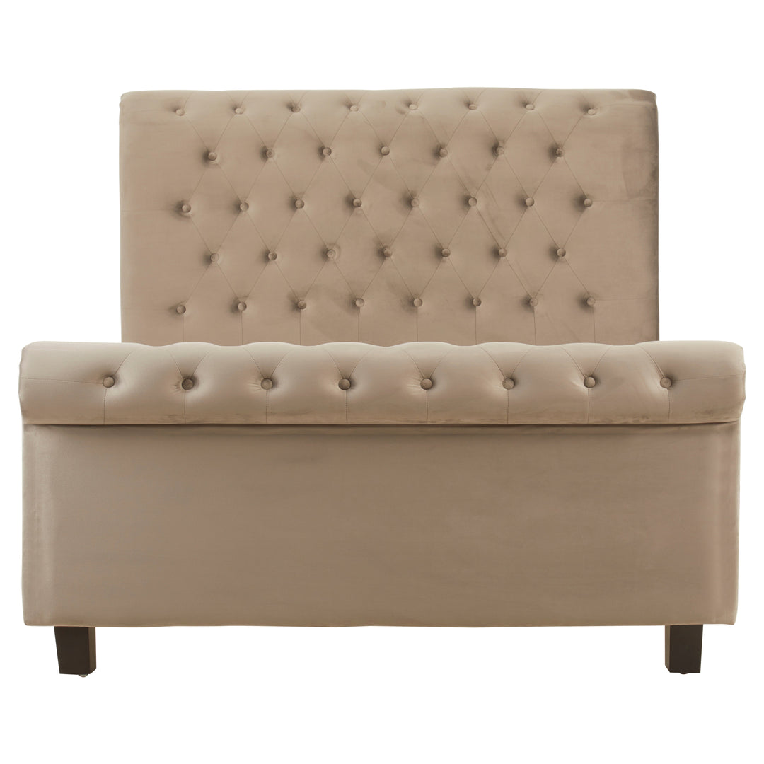 Orlando Ottoman Double Bed in Grey Finish