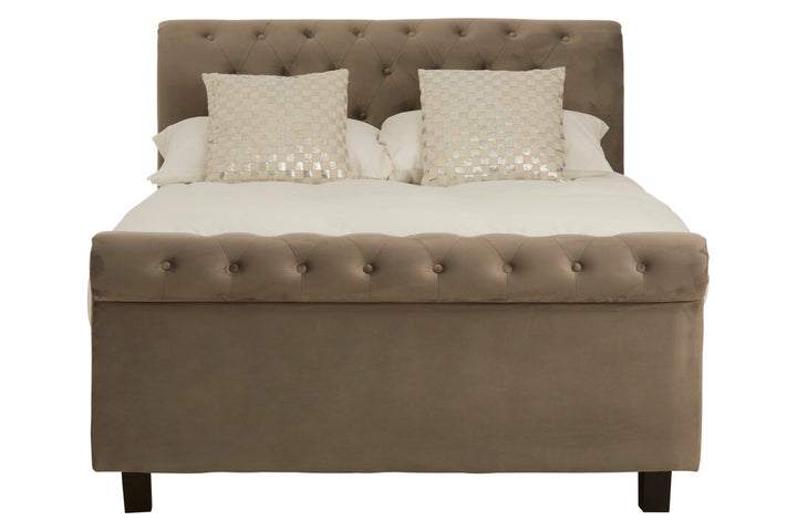 Highgrove Ottoman Bed – Grey (Double)
