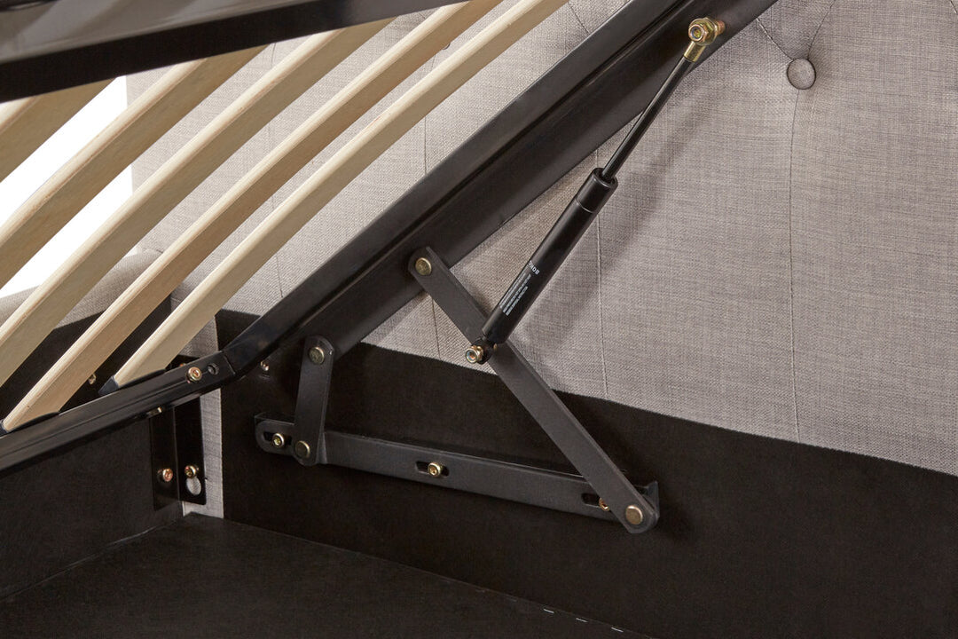 Highgrove Ottoman Bed – Light Grey (King)