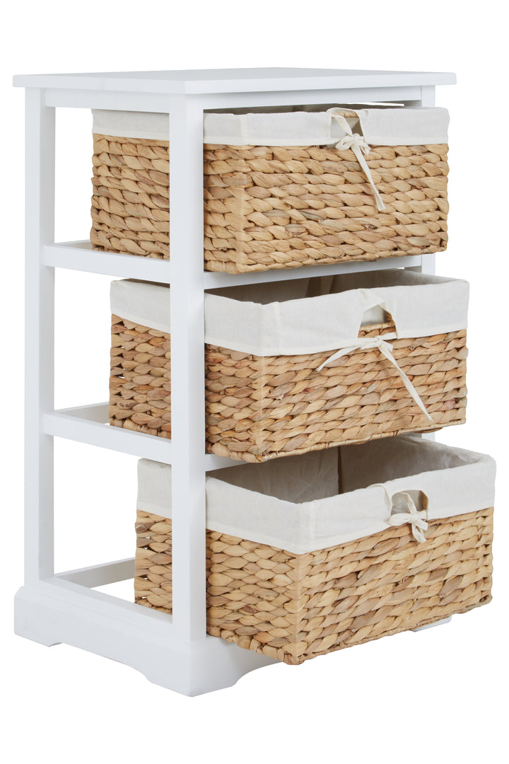 Ashby Chest with 3 Seagrass Drawers
