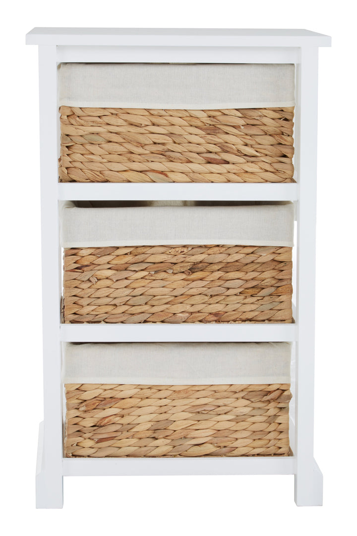 Ashby Chest with 3 Seagrass Drawers