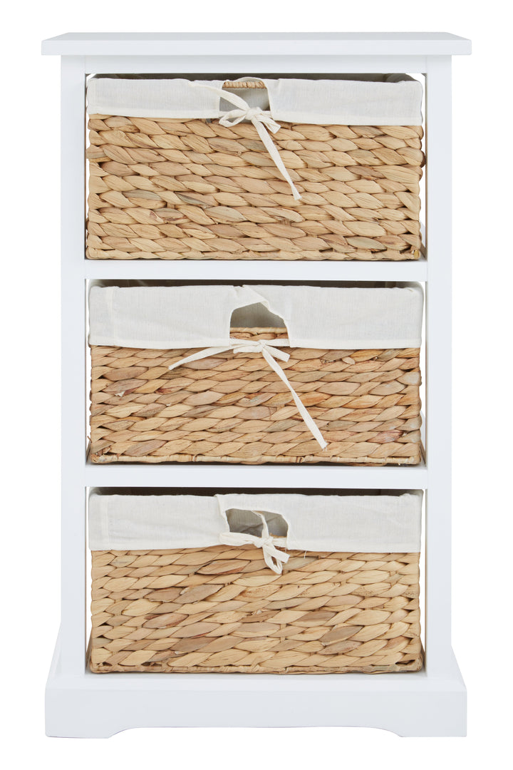 Ashby Chest with 3 Seagrass Drawers