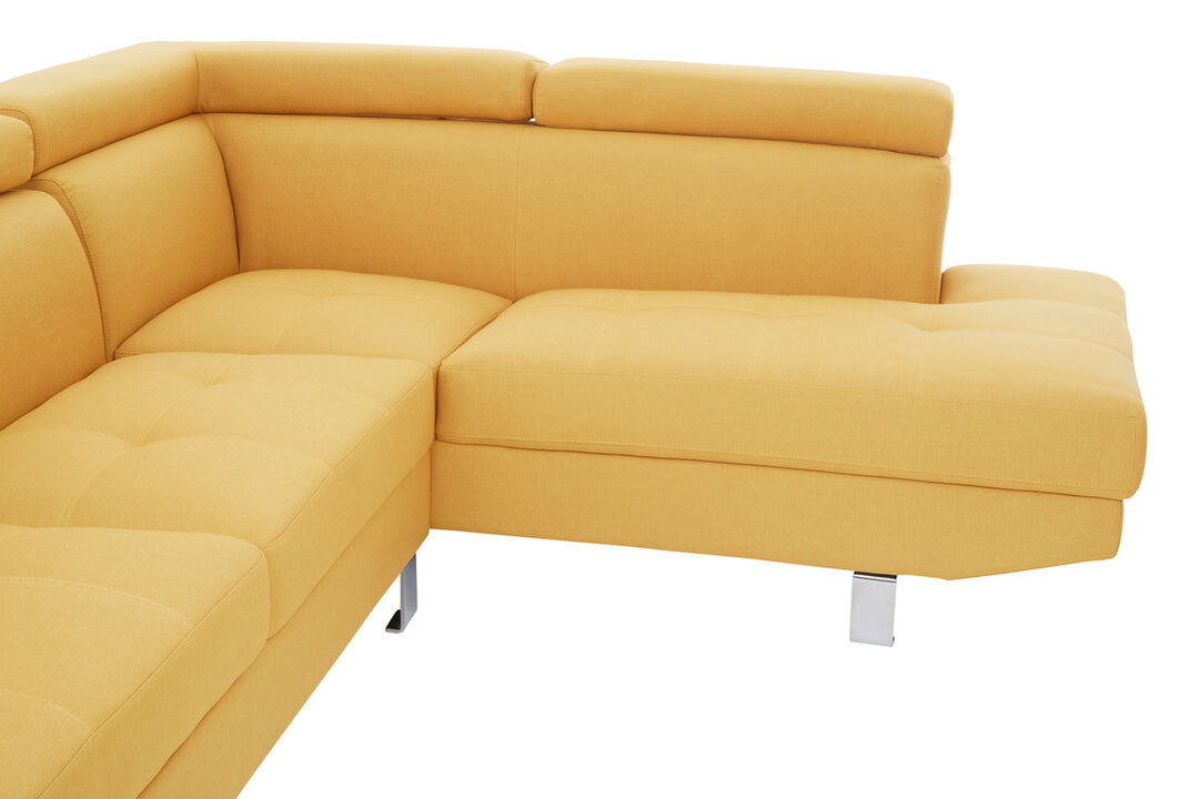 Coastal Corner Sofa – Ochre Linen