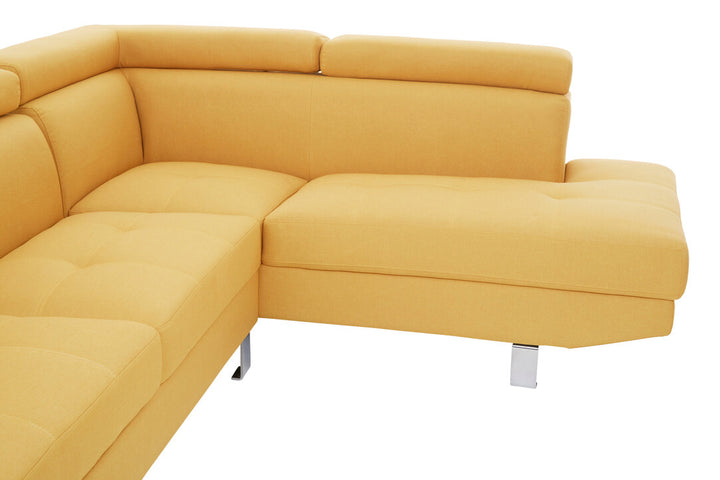 Coastal Corner Sofa – Ochre Linen
