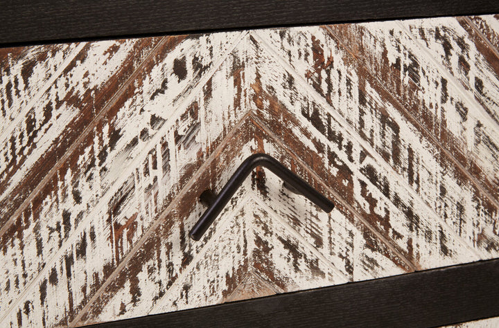 Linden Bedside Table – Black (2 Drawer)