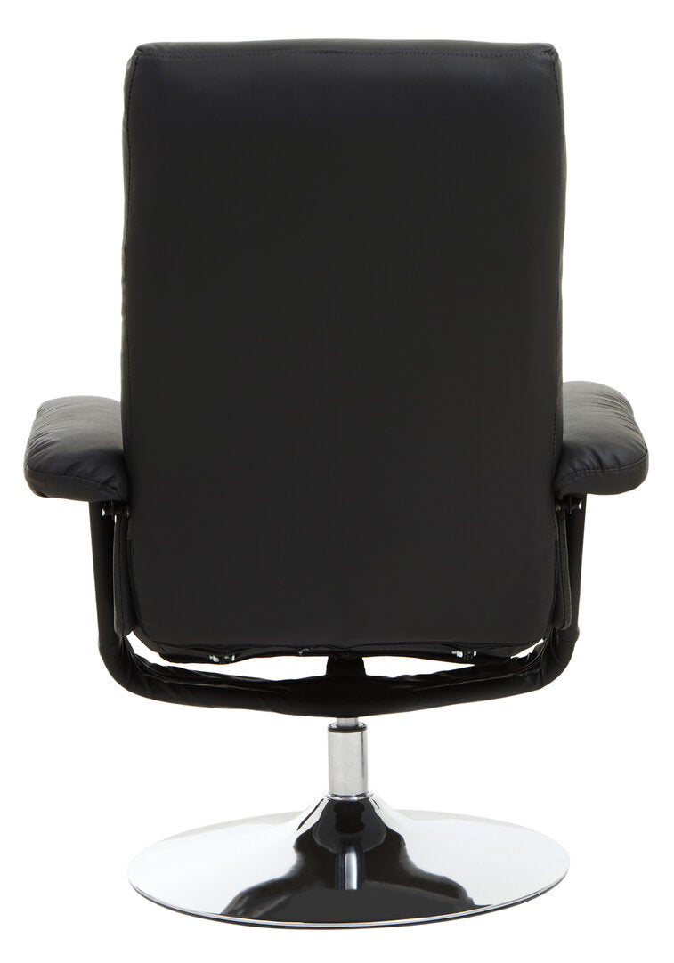 Verse Recliner – Black Leather Effect