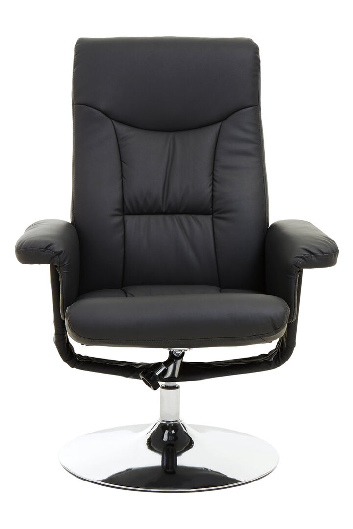 Verse Recliner – Black Leather Effect