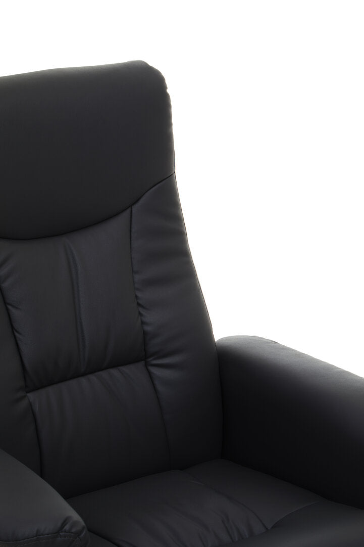 Verse Recliner – Black Leather Effect