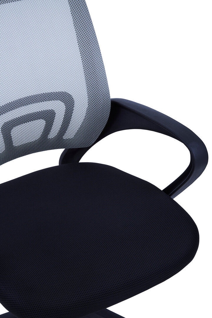 Alto Home Office Chair – Grey with Black Arms