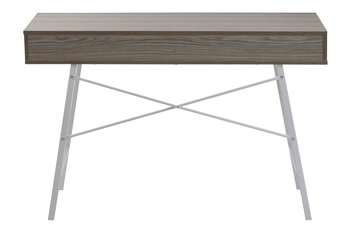 Bradbury Desk in Light Oak Veneer with Two Drawers