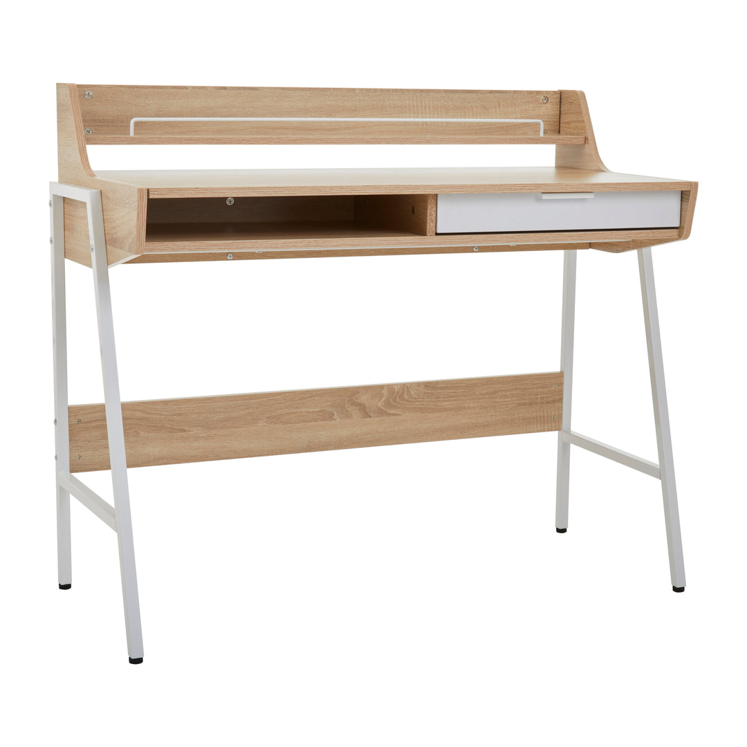 Bradbury Desk in Natural Oak Veneer Finish