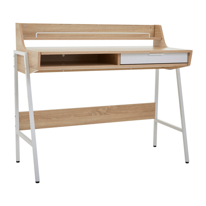 Bradbury Desk in Natural Oak Veneer Finish