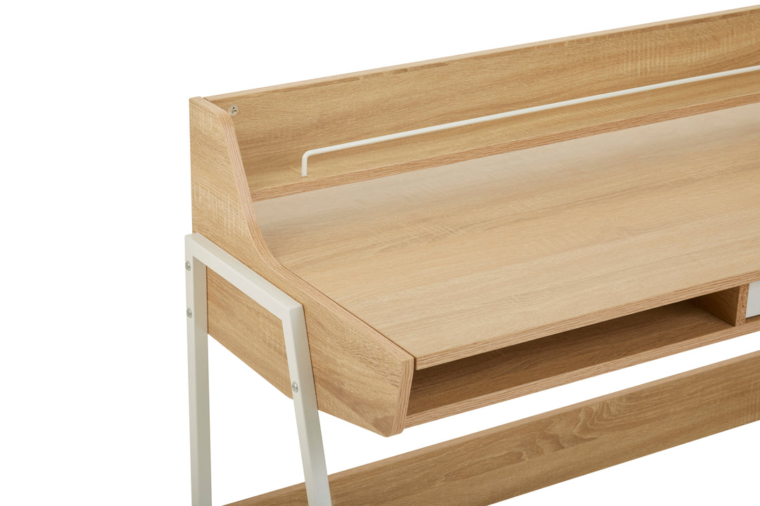 Bradbury Desk in Natural Oak Veneer Finish