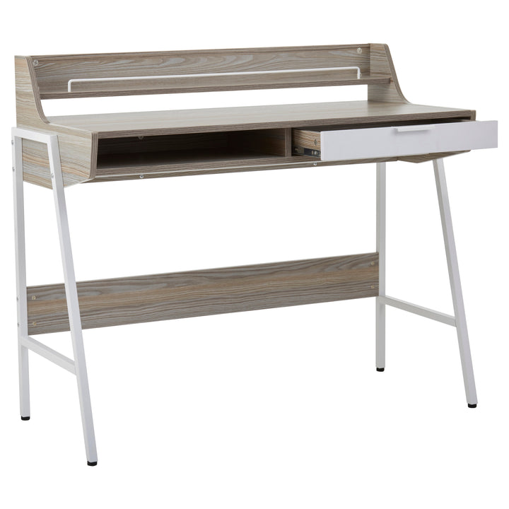 Bradbury Desk in Light Oak Veneer Finish