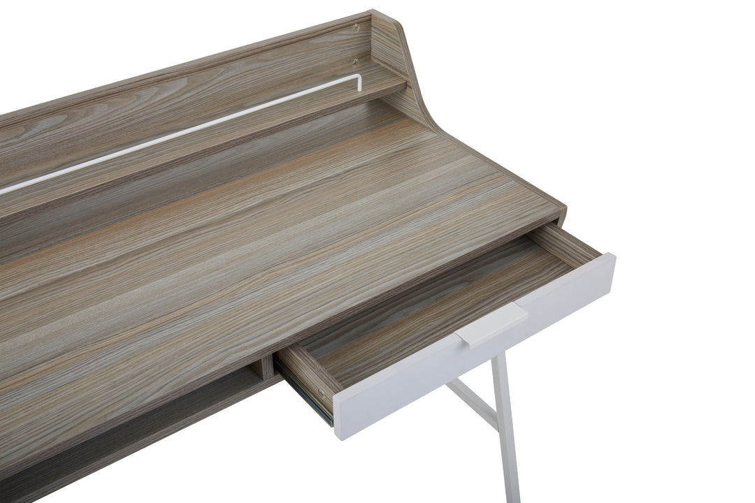Bradbury Desk in Light Oak Veneer Finish