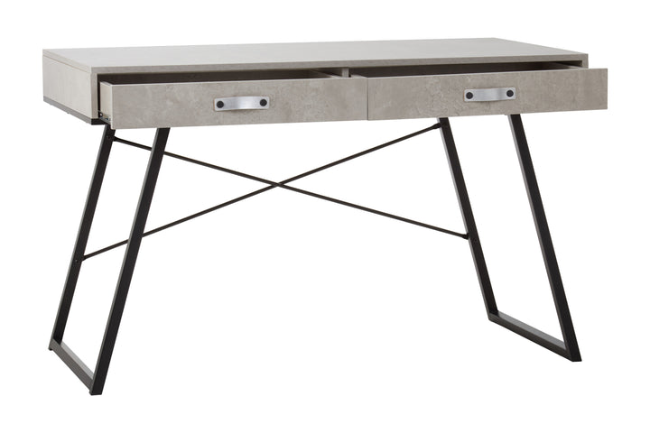 Bradbury Desk in Concrete Veneer Finish