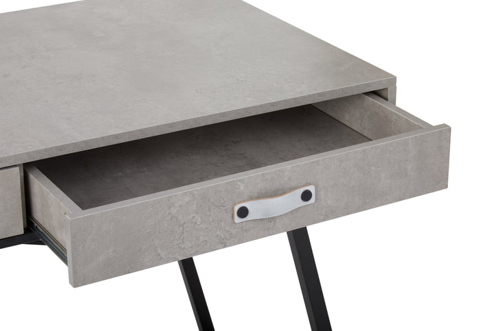 Bradbury Desk in Concrete Veneer Finish