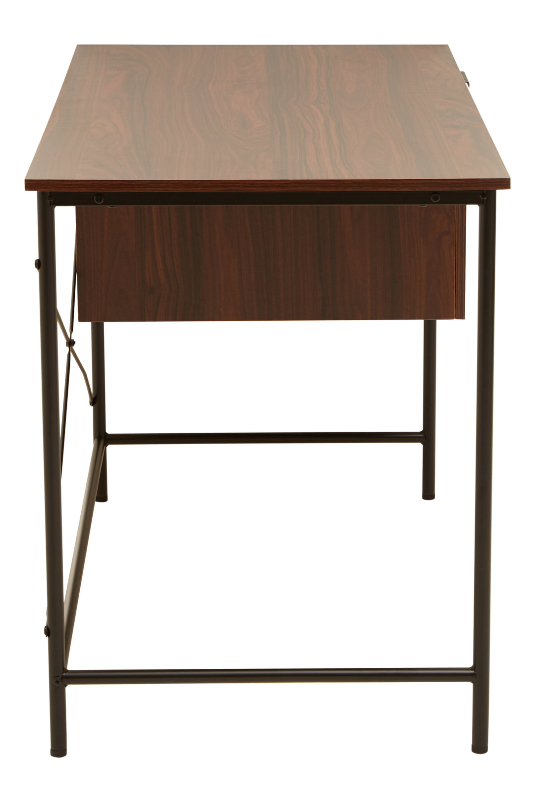 Bradbury Desk in Dark Walnut Veneer with Drawers