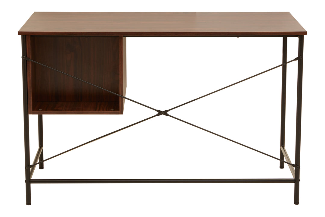 Bradbury Desk in Dark Walnut Veneer with Drawers