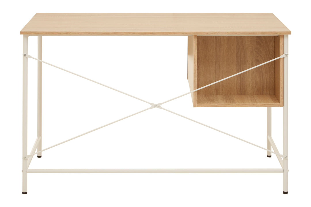 Bradbury Desk in Natural Oak Veneer with Drawers