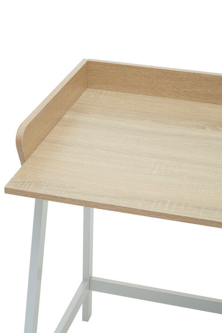 Norwood Two-Drawer Desk – Light Oak Veneer