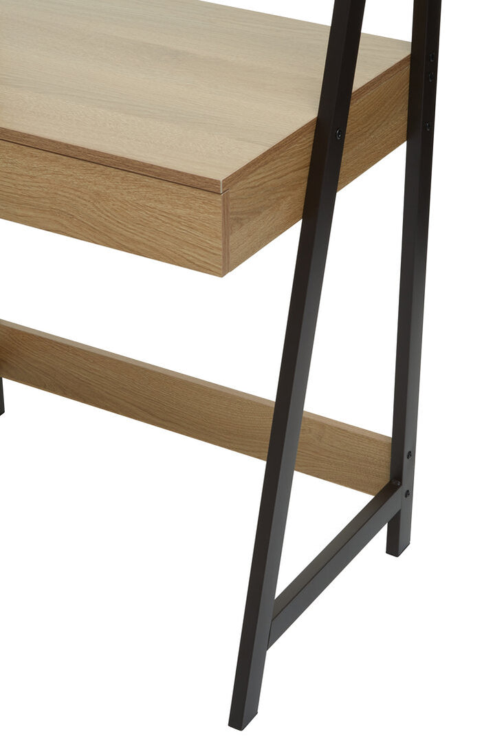 Norwood Desk with Drawers – Natural Oak Veneer