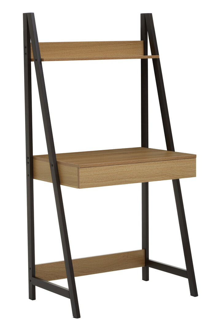 Norwood Desk with Drawers – Natural Oak Veneer