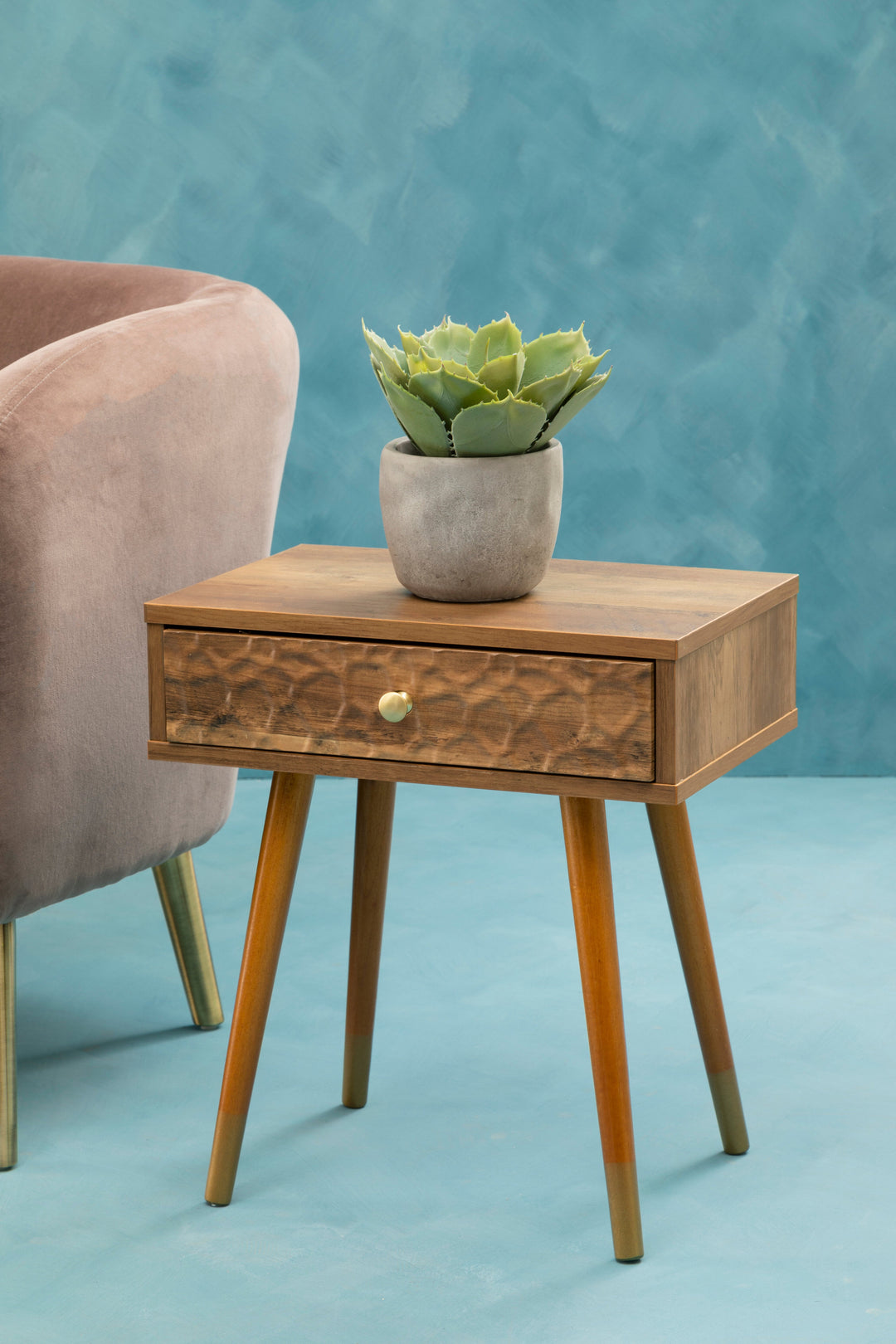 Frida Bedside Table with Single Drawer