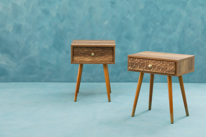Frida Bedside Table with Single Drawer