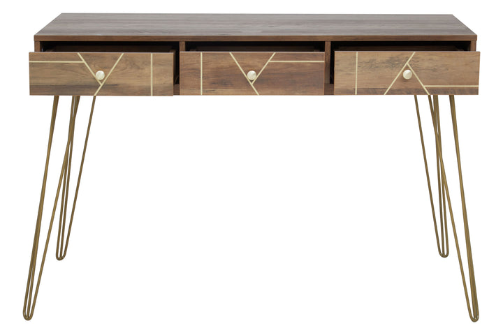 Flori 3-Drawer Desk
