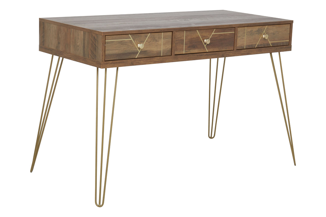 Flori 3-Drawer Desk