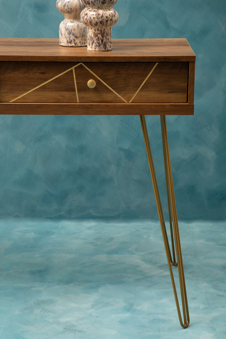 Chelmsford Console Table – Modern Industrial Hallway Table