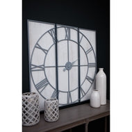 Roza Panelled Design Wall Clock
