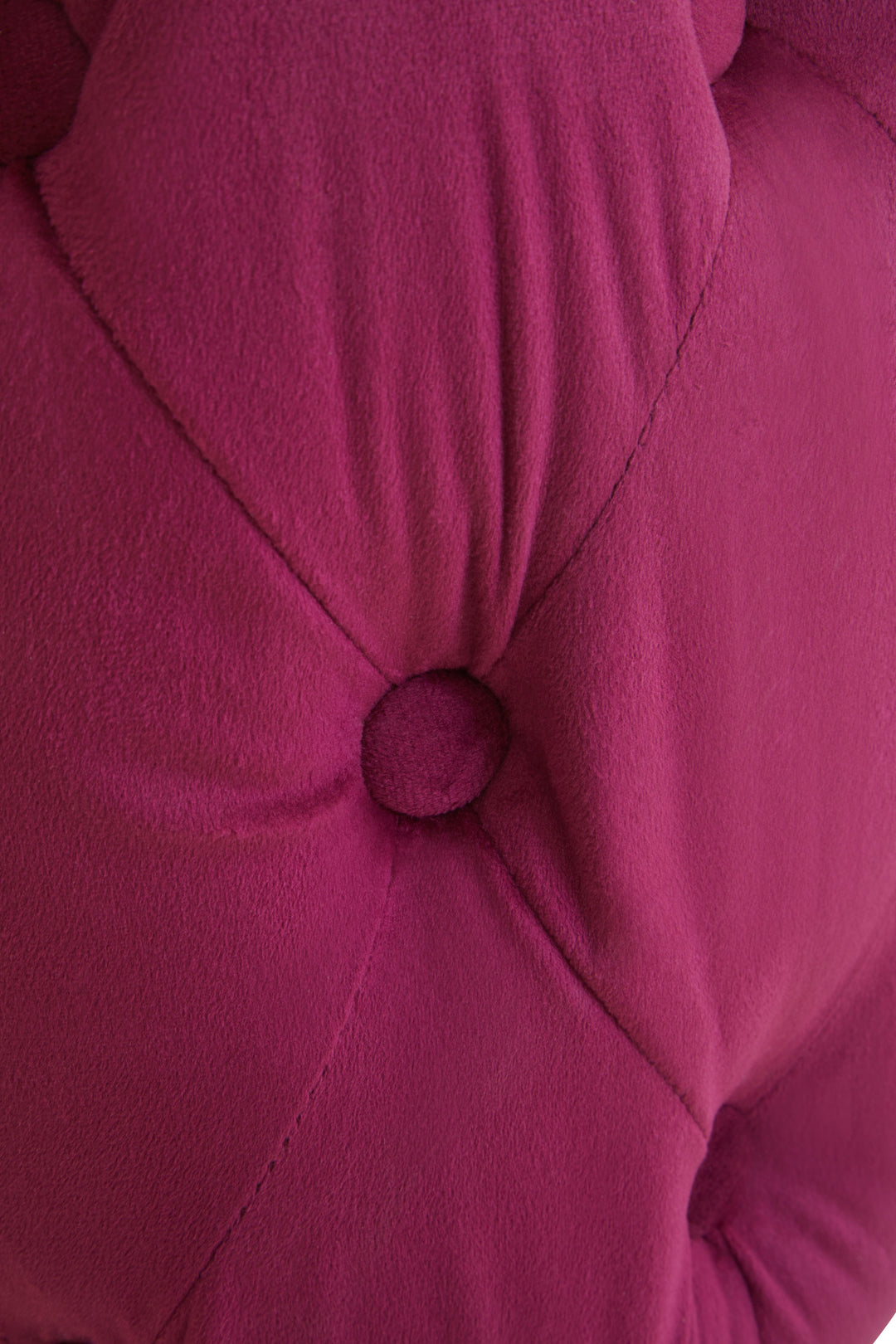 Loretta Button-Tufted Stool in Wine Velvet
