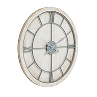 Williston White Oversized Wall Clock