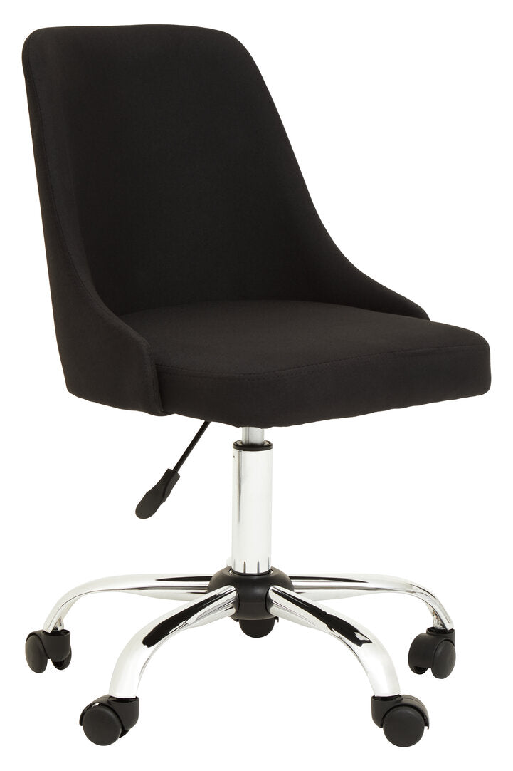 Monet Office Chair – Grey Leather Effect