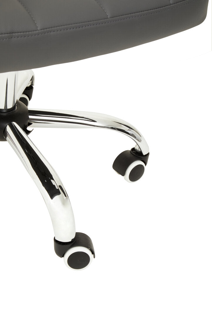 Monet Office Chair – Black with Chrome Base