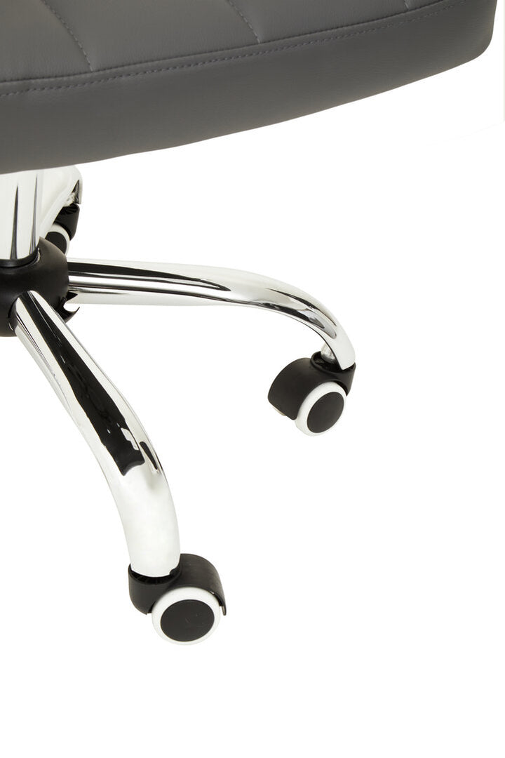 Monet Office Chair – Black with Chrome Base