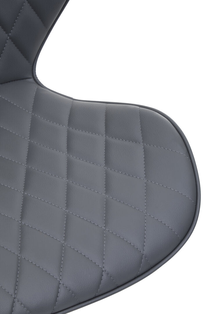 Monet Home Office Chair – Navy Velvet & Chrome